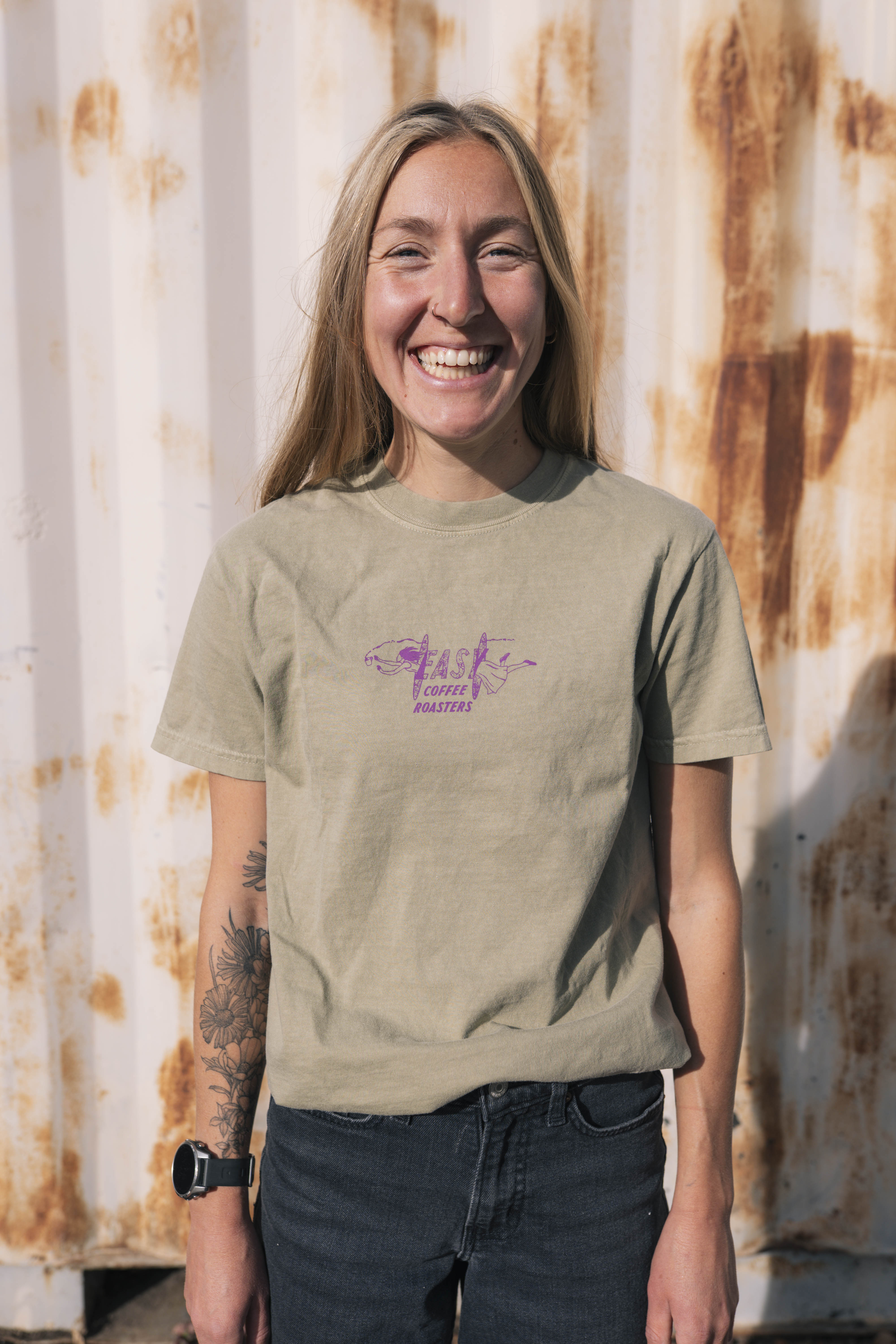 UFO Portal Tee • Khaki – Easy Coffee Roasters