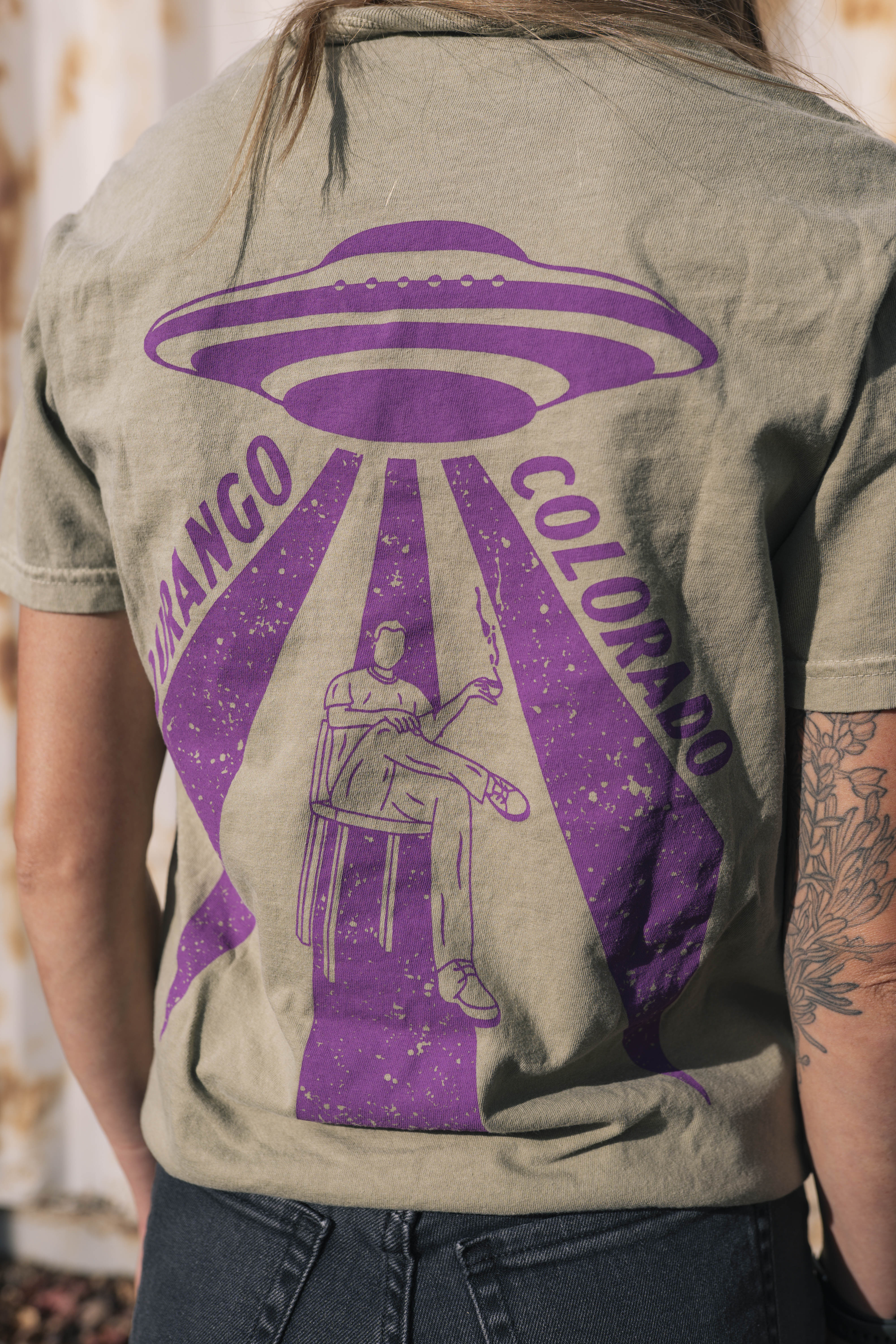 UFO Portal Tee • Khaki – Easy Coffee Roasters