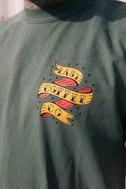 Easy Flash Tattoo Tee • Army Green